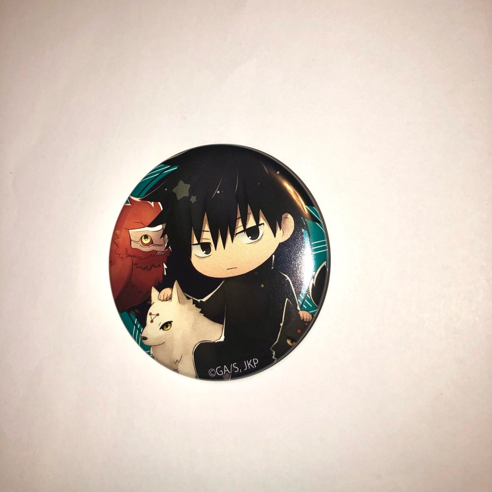 Jujutsu Kaisen Megumi Fushiguro button pin badge
